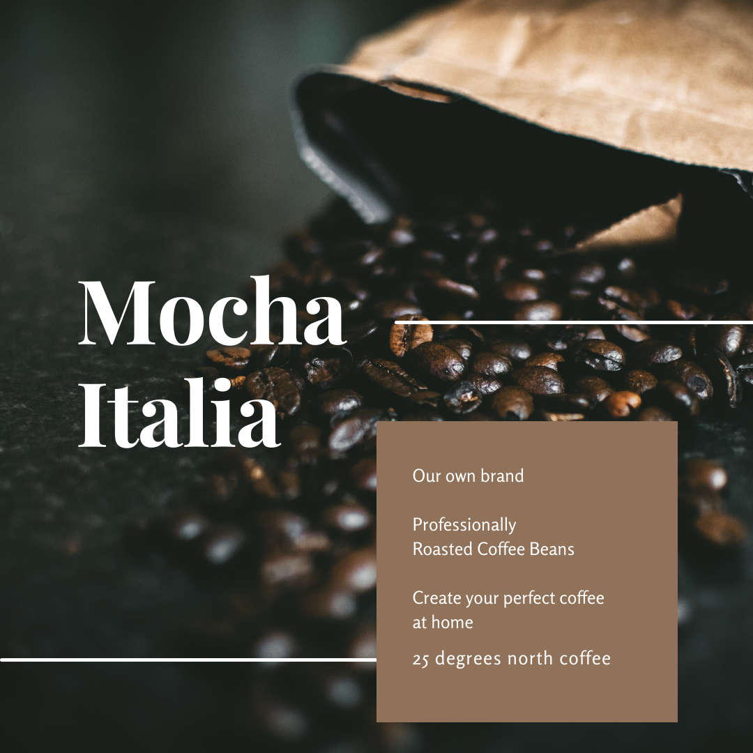 Mocha Italia Blended Roasted Whole Beans & Ground